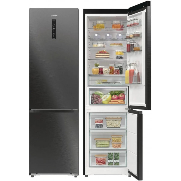 Двухкамерный холодильник Gorenje NRB620E61BX4WFE No Frost инверторный