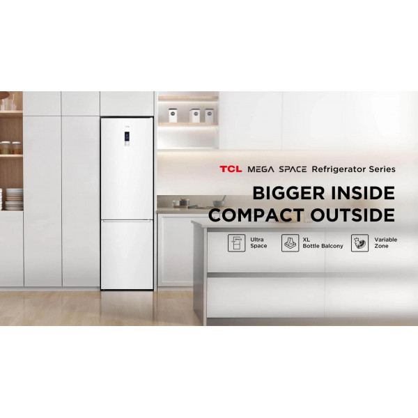 Двухкамерный холодильник TCL RP409BWE0BA No Frost