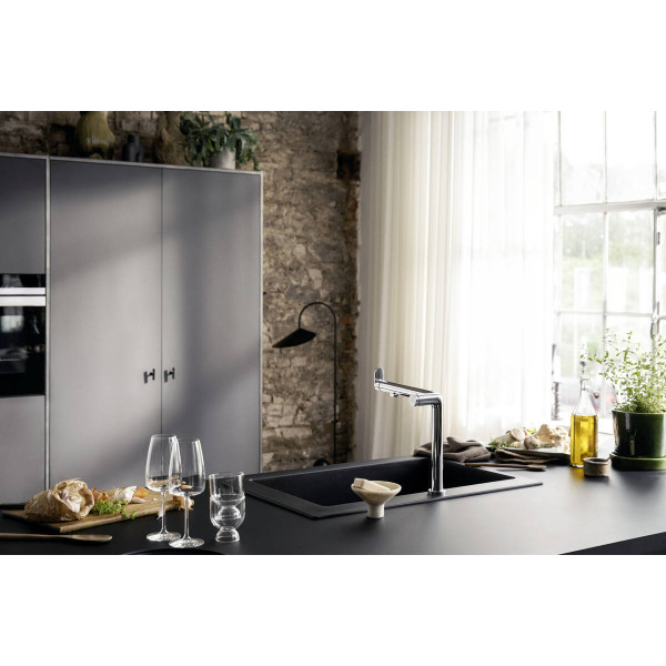Смеситель Aqittura M91 FilterSystem 240 1jet кухонный, Chrome (76804000)