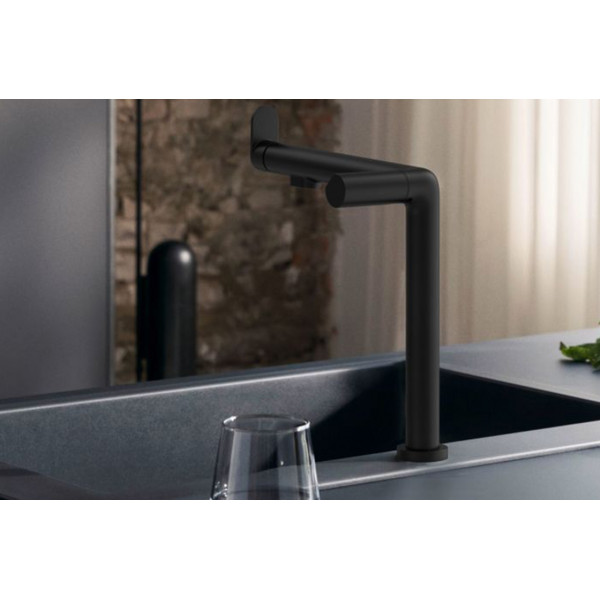 Смеситель Aqittura M91 SodaSystem 240, 1jet, кухонный сет, Matt Black (76837670)