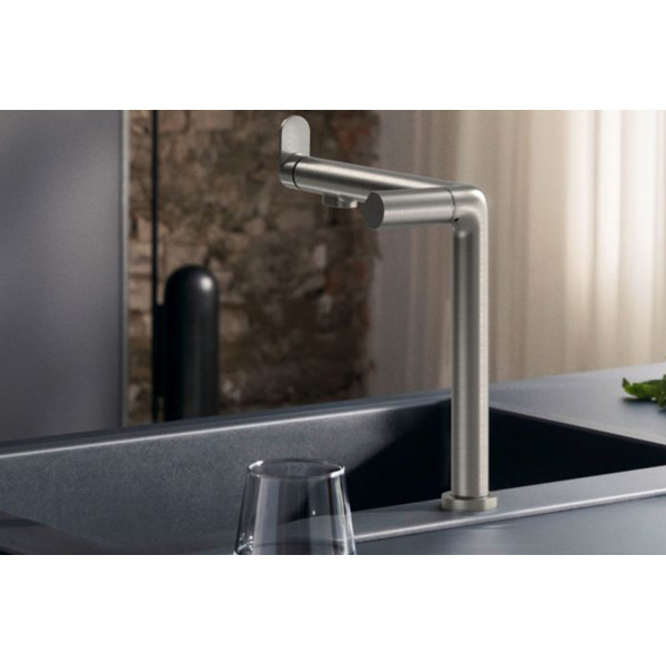 Смеситель Aqittura M91 SodaSystem 240, 1jet, кухонный сет, Stainless Steel Finish (76837800)