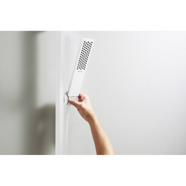 Душевой набор Hansgrohe Pulsify E 100 1jet EcoSmart 65 см, белый матовый (24370700)