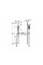 Душевой набор Hansgrohe Pulsify E 100 1jet EcoSmart 65 см, белый матовый (24370700)