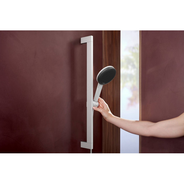 Душевой набор Hansgrohe Raindance Alive Select S 3jet EcoSmart 65 см E, белый матовый (24600700)