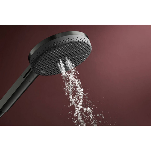 Душевой набор Hansgrohe Raindance Alive Select S 3jet EcoSmart 90 см E, черный хром шлифованный (24601340)