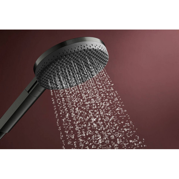 Душевой набор Hansgrohe Raindance Alive Select S 3jet EcoSmart 90 см S, черный хром шлифованный (24603340)