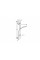 Душевой набор Hansgrohe Rainfinity 130 3jet Puro S 65 см, черный хром шлифованный (28745340)