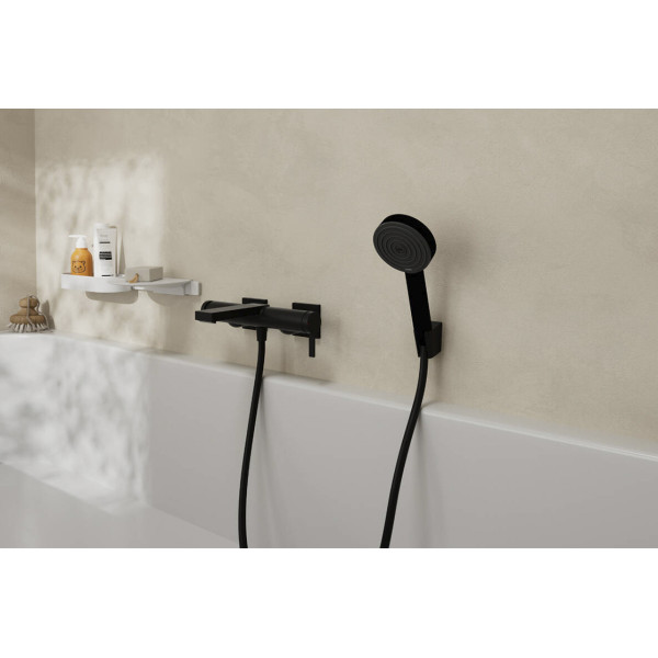 Смеситель Hansgrohe Tecturis E для ванны, черный матовый (73420670)
