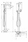 Смеситель Hansgrohe Tecturis S для ванны напольный, черный матовый (73440670)