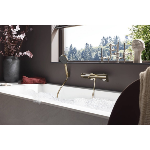 Смеситель Hansgrohe Vivenis для ванны, бронза шлифованная (75420140)