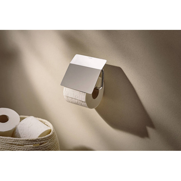 Бумагоутримувач Тримач паперу закритий Hansgrohe AddStoris S, хром (41783000)