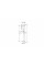 Душевая штанга Hansgrohe Unica 72 см, хром (27704000)