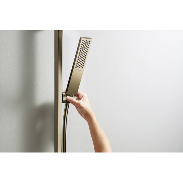 Душевая штанга Hansgrohe Unica E Puro 90 см с шлангом 160 см, бронза шлифованная (24403140)