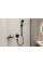 Душевая штанга Hansgrohe Unica S Pura 90 см со шлангом 160 см, черный матовый (28631670)