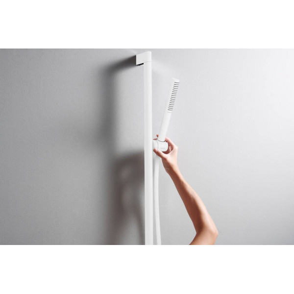 Душевая штанга Hansgrohe Unica S Puro 90 см со шлангом 160 см, белый матовый (24405700)