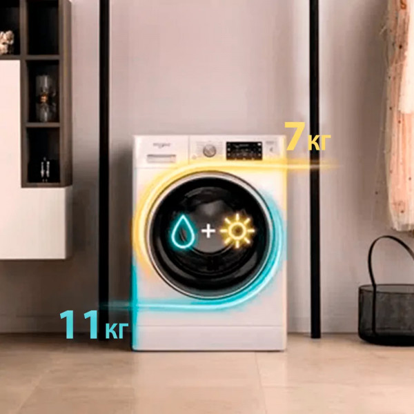 Стирально-сушильная машина Whirlpool FFWDB1176258BCVUA