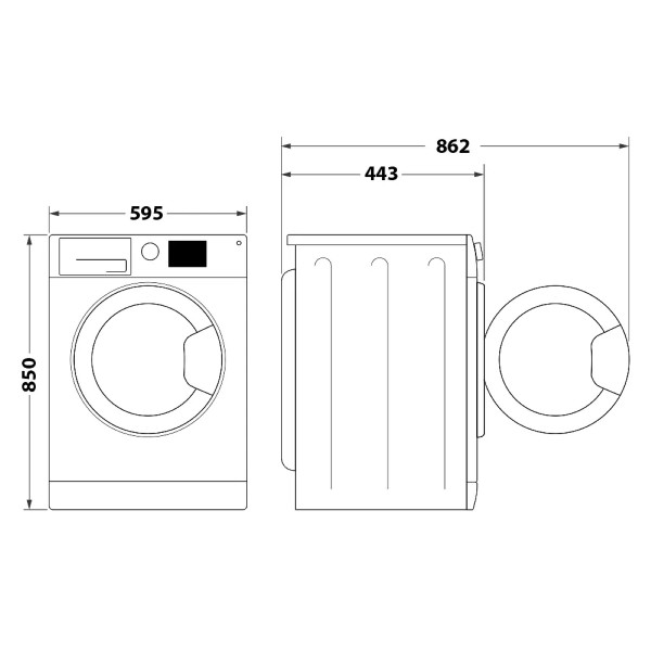 Стиральная машина Indesit OMTWSE61293WKUA