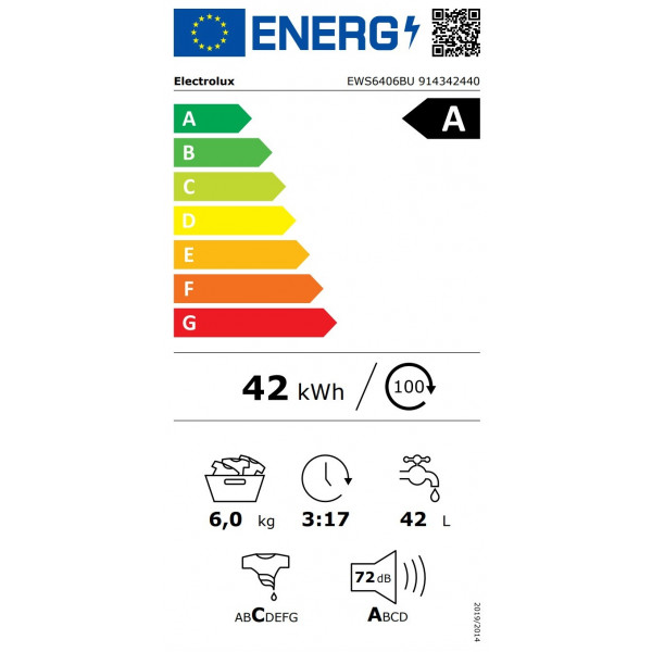 Стиральная машина Electrolux EWS6406BU
