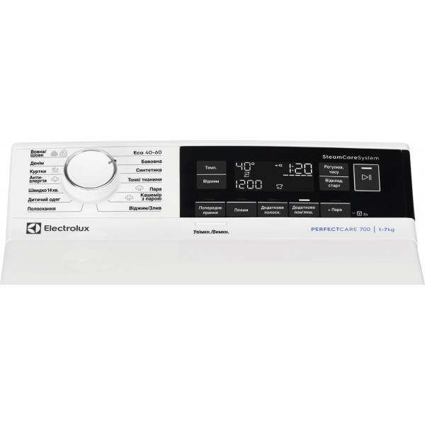 Пральна машина з вертикальним завантаженням Electrolux EW7T3372U