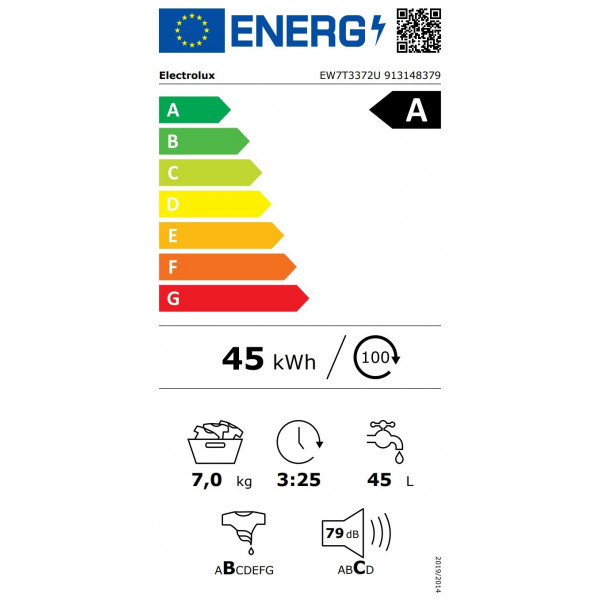 Пральна машина з вертикальним завантаженням Electrolux EW7T3372U