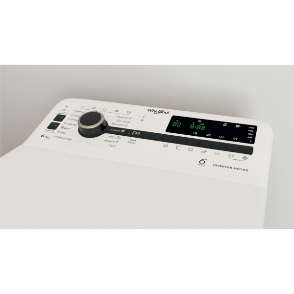 Стиральная машина с вертикальной загрузкой Whirlpool TDLRB6251BSEU