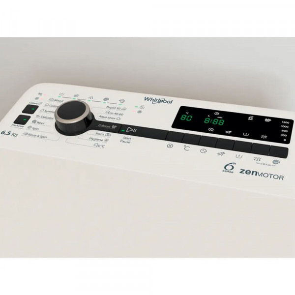 Стиральная машина с вертикальной загрузкой Whirlpool TDLRB65242BSEU/N