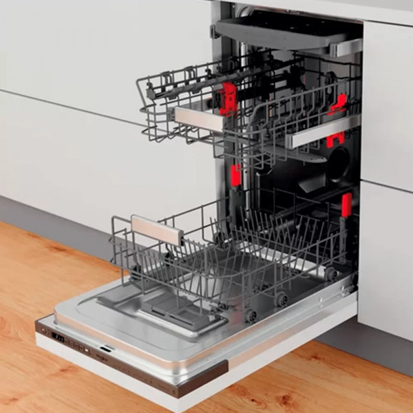 Вбудована посудомийна машина Whirlpool WSIO3O34PFEX