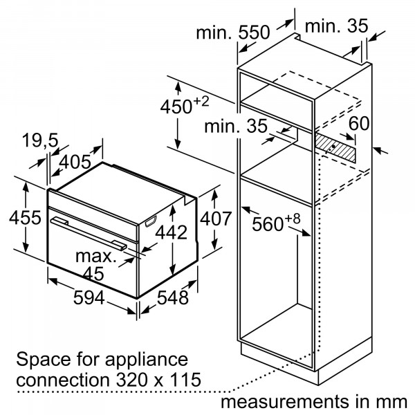 Электрический духовой шкаф Bosch CSG7364B1