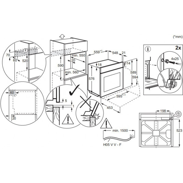 Электрический духовой шкаф Electrolux LOE8F38S