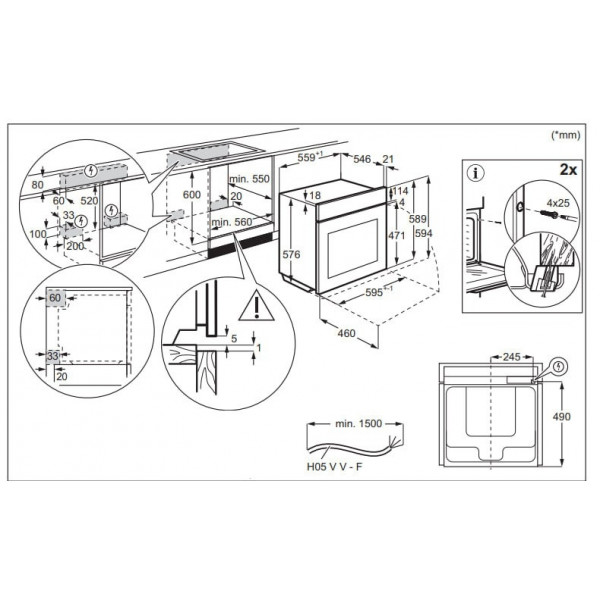 Электрический духовой шкаф Electrolux KOAAS3ST