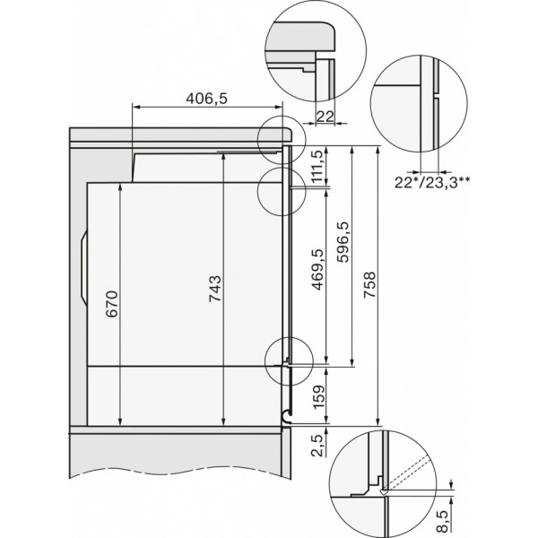 Электрический духовой шкаф Miele 22286124UA