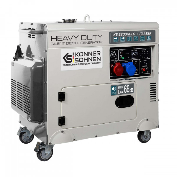 Дизельный генератор Дизельный генератор Könner & Söhnen KS 9200HDES-1/3 ATSR (EURO V)