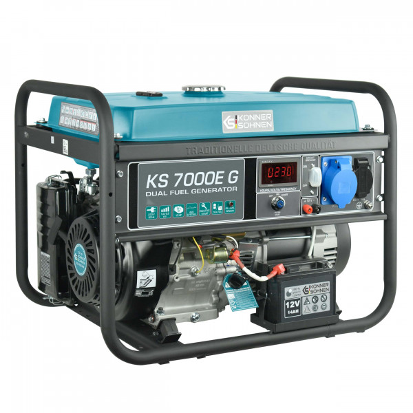 Комбинированный генератор Газобензиновый генератор Könner & Söhnen KS 7000E G LPG