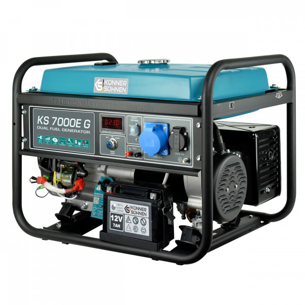 Комбинированный генератор Газобензиновый генератор Könner & Söhnen KS 7000E G LPG