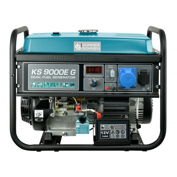 Комбинированный генератор Газобензиновый генератор Könner & Söhnen KS 9000E G LPG