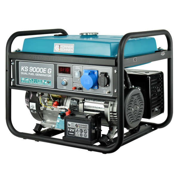 Комбинированный генератор Газобензиновый генератор Könner & Söhnen KS 9000E G LPG