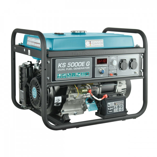 Комбинированный генератор Газобензиновый генератор Könner & Söhnen KS 5000E G LPG