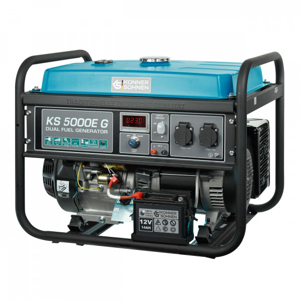 Комбинированный генератор Газобензиновый генератор Könner & Söhnen KS 5000E G LPG