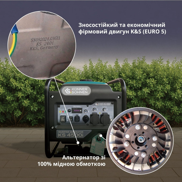 Инверторный генератор Инверторный генератор Könner & Söhnen KS 4500i