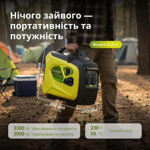 Инверторный генератор Инверторный генератор Könner & Söhnen KSB 33iS