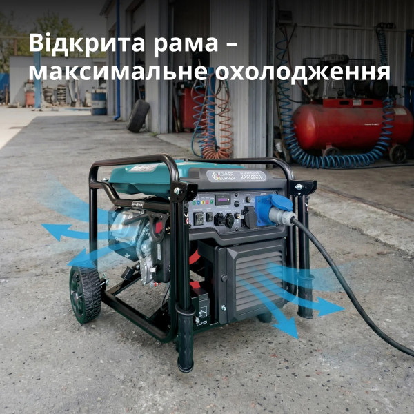 Комбинированный генератор Газобензиновый инверторный генератор Könner & Söhnen KS 6500iEG