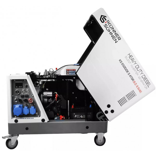 Инверторный генератор Инверторный генератор Könner & Söhnen KS 6500iDE S ATSR у шумозахисному кожусі