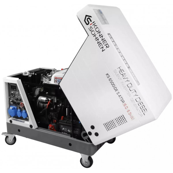 Инверторный генератор Инверторный генератор Könner & Söhnen KS 6500iDE S ATSR у шумозахисному кожусі
