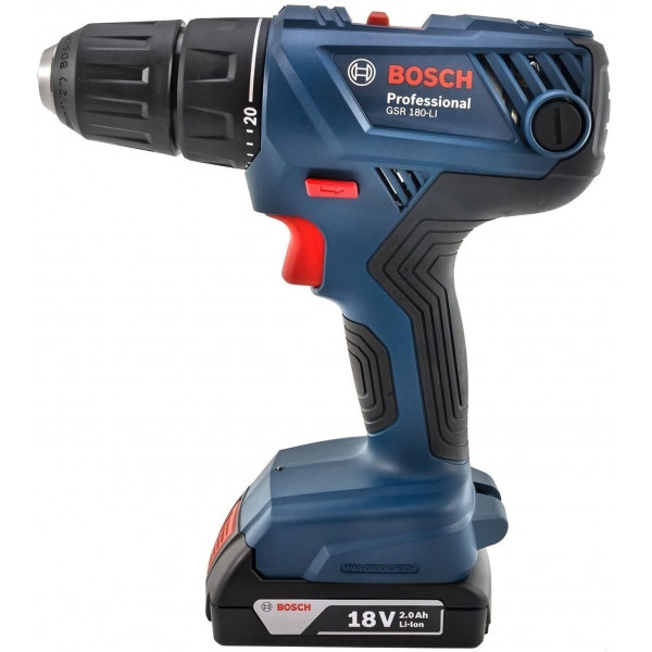 Шуруповерт Аккумуляторный дрель-шуруповерт Bosch Professional GSR 180-LI