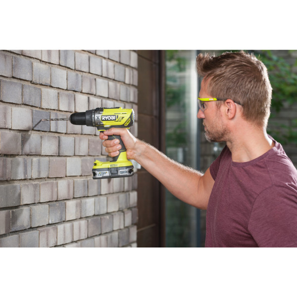Шуруповерт Аккумуляторный ударная дрель-шуруповерт Ryobi ONE+ R18PD3-0