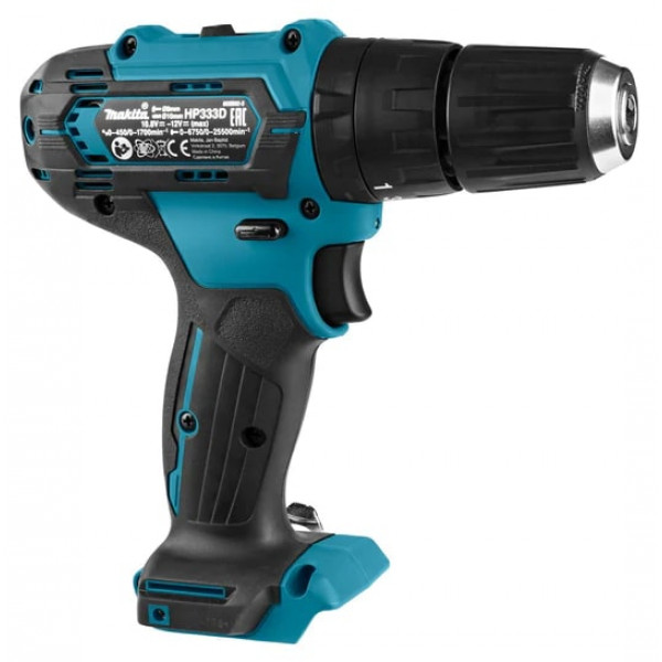 Шуруповерт Аккумуляторный ударная дрель-шуруповерт Makita HP332DZ