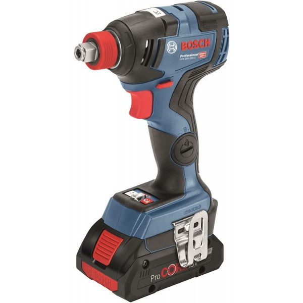 Шуруповерт Акумуляторний ударний гайковерт Bosch Professional GDX 18V-200 C