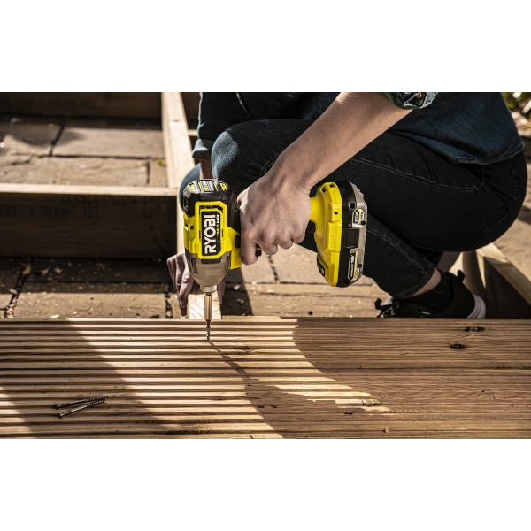 Шуруповерт Аккумуляторный ударный винтоверт Ryobi ONE+ HP RID18X-0