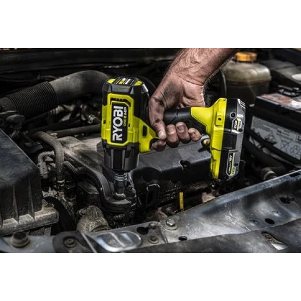 Шуруповерт Аккумуляторный ударный гайковерт Ryobi ONE+ HP RIW18X-0