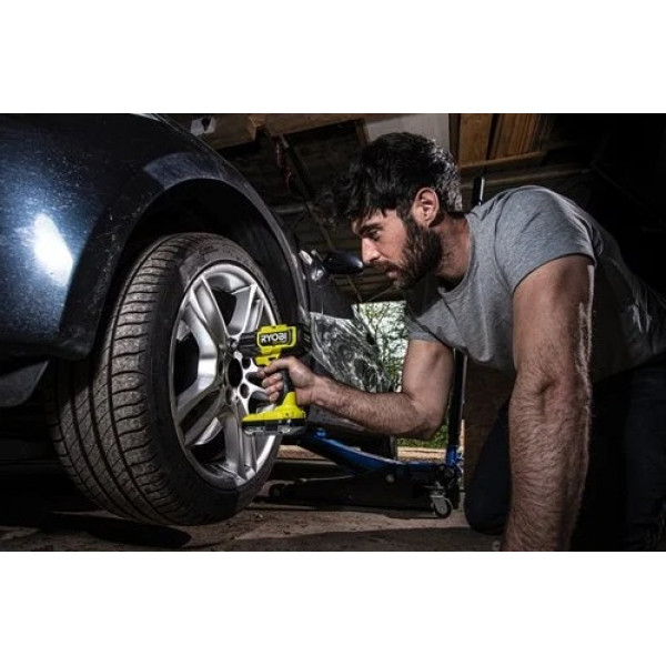 Шуруповерт Аккумуляторный ударный гайковерт Ryobi ONE+ HP RIW18X-0